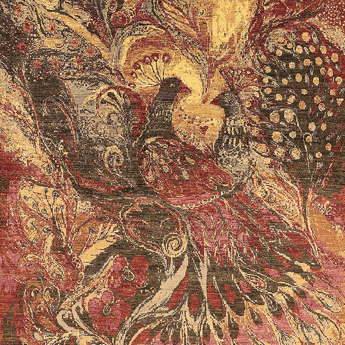 Machine Washable Oriental Brown Industrial Rug, wshurb1497brn