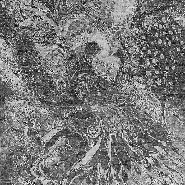 Oriental Gray Industrial Rug, urb1497gry