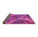 Sideview of Oriental Pink Industrial Rug, urb1497pnk