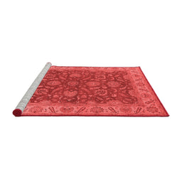 Industrial Red Washable Rugs