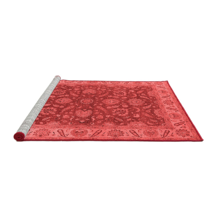 Industrial Red Washable Rugs