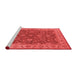 Industrial Red Washable Rugs