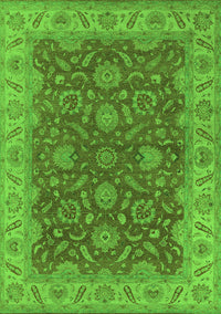 Oriental Green Industrial Rug, urb1498grn