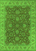 Oriental Green Industrial Rug, urb1498grn