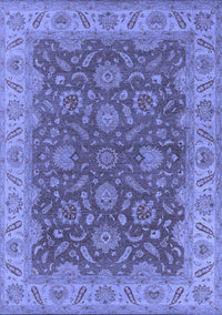 Oriental Blue Industrial Rug, urb1498blu