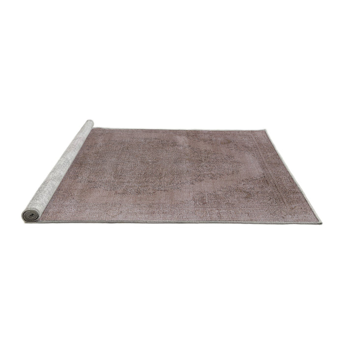 Sideview of Machine Washable Industrial Modern Rose Dust Purple Rug, wshurb1499