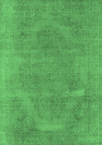 Oriental Emerald Green Industrial Rug, urb1499emgrn