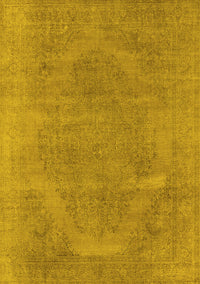 Oriental Yellow Industrial Rug, urb1499yw