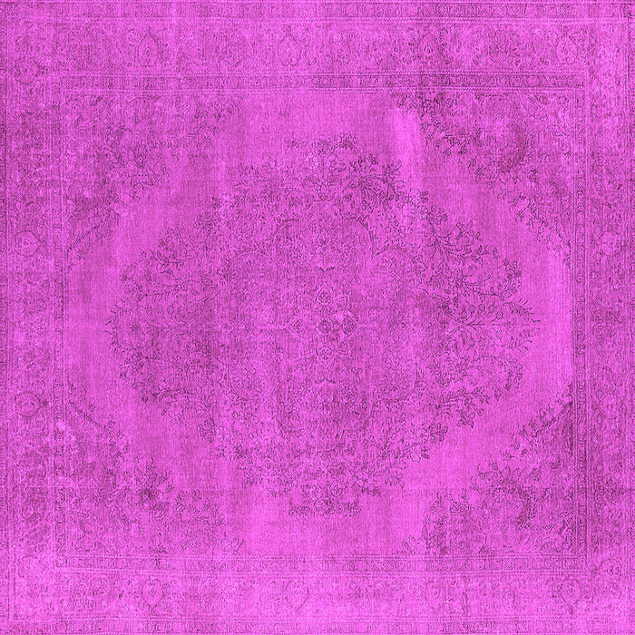 Square Oriental Pink Industrial Rug, urb1499pnk