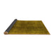 Sideview of Oriental Yellow Industrial Rug, urb1500yw