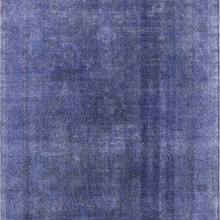 Mid-Century Modern Purple Oriental Rug, urb1500