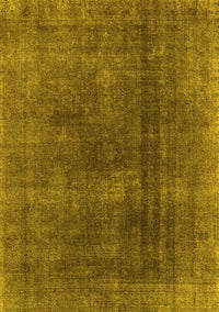 Oriental Yellow Industrial Rug, urb1500yw