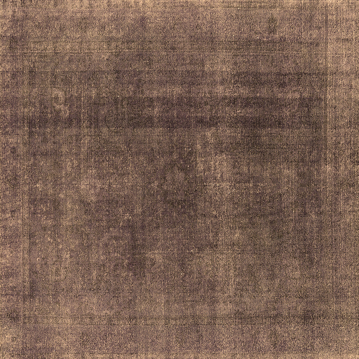Square Oriental Brown Industrial Rug, urb1500brn