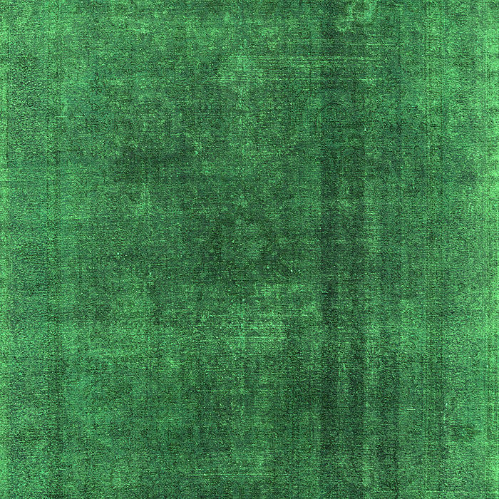 Machine Washable Oriental Green Industrial Area Rugs, wshurb1500grn