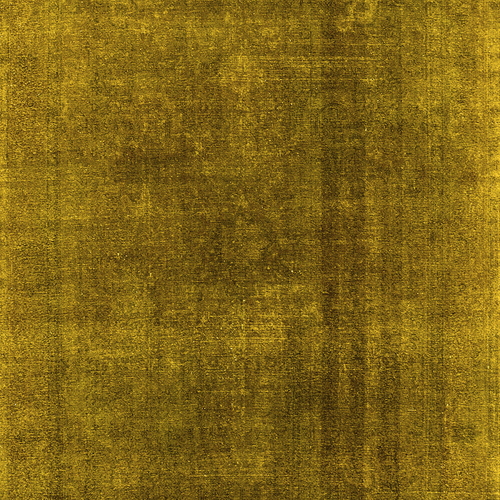 Machine Washable Oriental Yellow Industrial Rug, wshurb1500yw