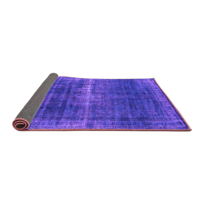 Sideview of Oriental Purple Industrial Rug, urb1501pur