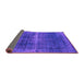 Sideview of Oriental Purple Industrial Rug, urb1501pur