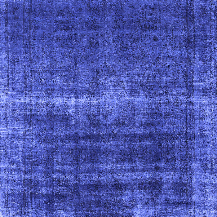 Oriental Blue Industrial Rug, urb1501blu