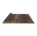 Sideview of Oriental Brown Industrial Rug, urb1501brn