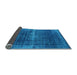 Sideview of Oriental Light Blue Industrial Rug, urb1501lblu