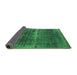 Sideview of Oriental Green Industrial Rug, urb1501grn