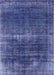 Machine Washable Industrial Modern Periwinkle Purple Rug, wshurb1501