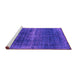 Sideview of Machine Washable Oriental Purple Industrial Area Rugs, wshurb1501pur