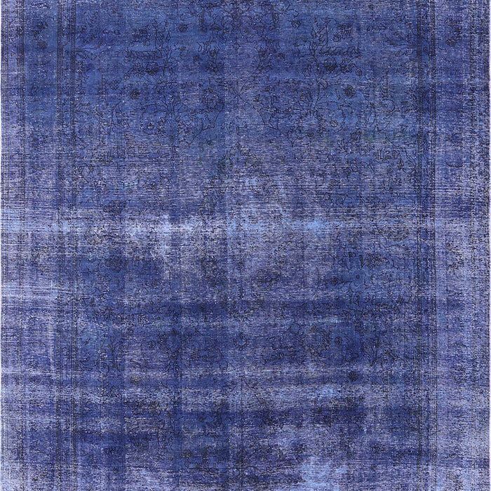 Mid-Century Modern Purple Oriental Rug, urb1501