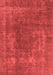 Oriental Red Industrial Area Rugs