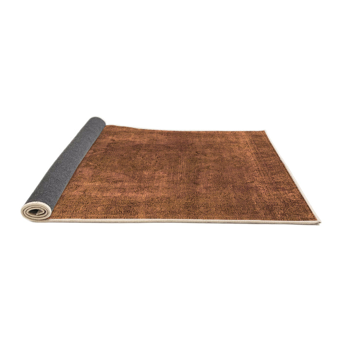 Sideview of Oriental Orange Industrial Rug, urb1502org