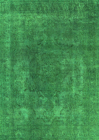 Oriental Green Industrial Rug, urb1502grn