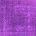Square Machine Washable Oriental Pink Industrial Rug, wshurb1502pnk