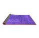 Sideview of Oriental Purple Industrial Rug, urb1502pur