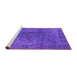 Sideview of Machine Washable Oriental Purple Industrial Area Rugs, wshurb1502pur