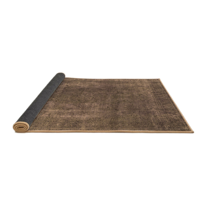 Sideview of Oriental Brown Industrial Rug, urb1502brn