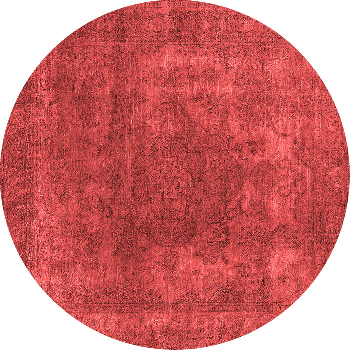 Machine Washable Oriental Red Industrial Rug, wshurb1502red