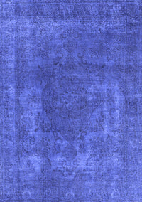 Oriental Blue Industrial Rug, urb1502blu