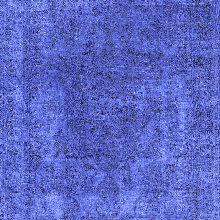 Oriental Blue Industrial Rug, urb1502blu