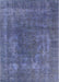 Mid-Century Modern Purple Oriental Rug, urb1502