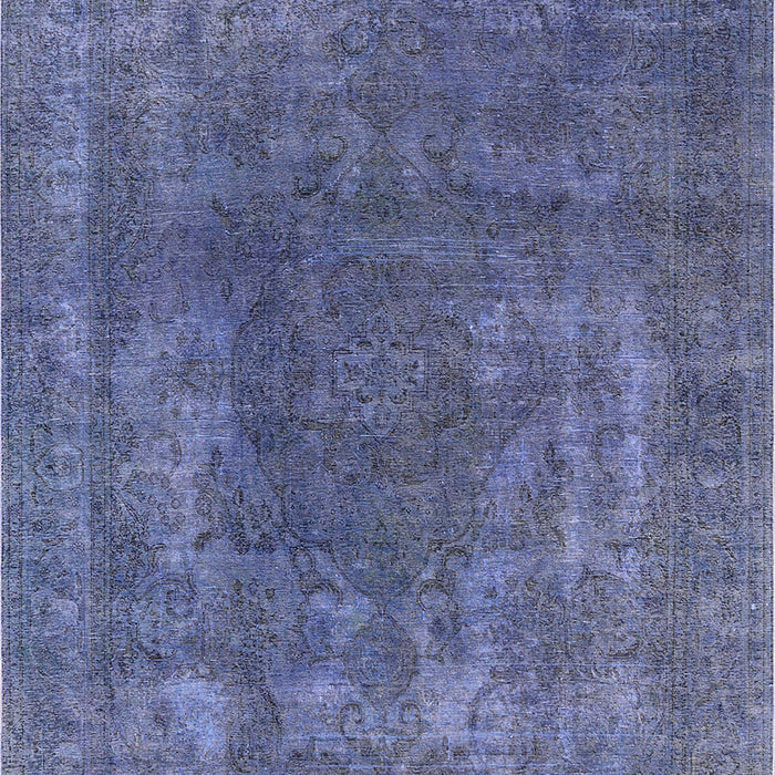 Mid-Century Modern Purple Oriental Rug, urb1502