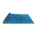 Sideview of Oriental Light Blue Industrial Rug, urb1503lblu