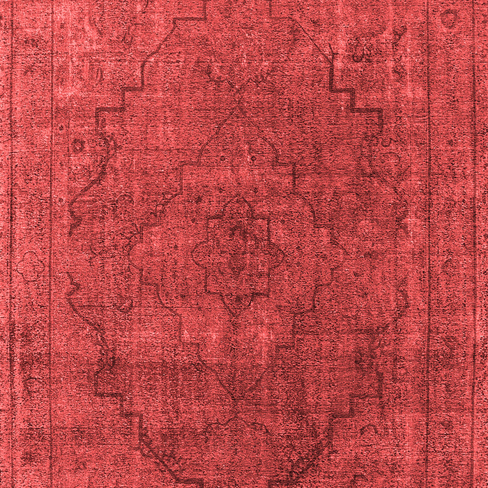 Machine Washable Oriental Red Industrial Rug, wshurb1503red