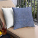 Front View of Mid-Century Modern Urban Square Blue Throw Pillow, 18 inch by 18 inch, pwurb1503