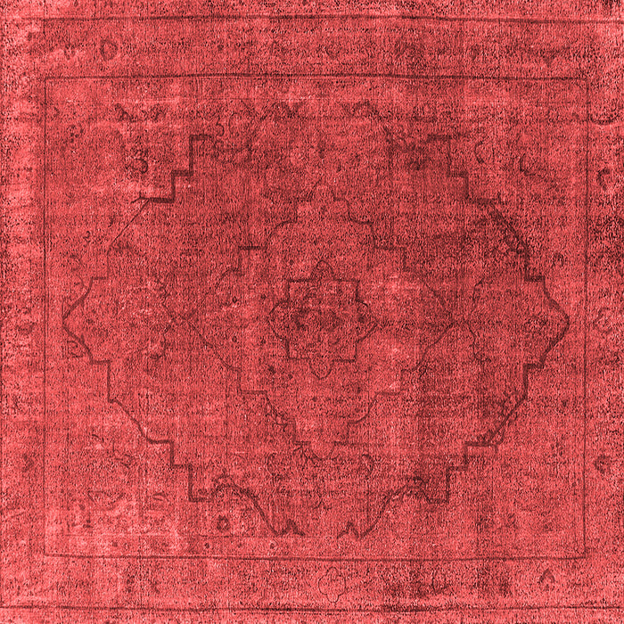 Machine Washable Oriental Red Industrial Rug, wshurb1503red