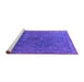 Sideview of Machine Washable Oriental Purple Industrial Area Rugs, wshurb1503pur