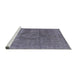 Sideview of Machine Washable Industrial Modern Grape Purple Rug, wshurb1504