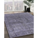 Machine Washable Industrial Modern Grape Purple Rug in a Family Room, wshurb1504