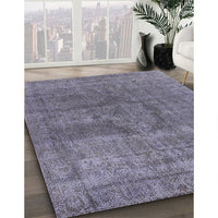 Mid-Century Modern Purple Oriental Rug, urb1504