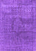 Machine Washable Oriental Purple Industrial Area Rugs, wshurb1504pur