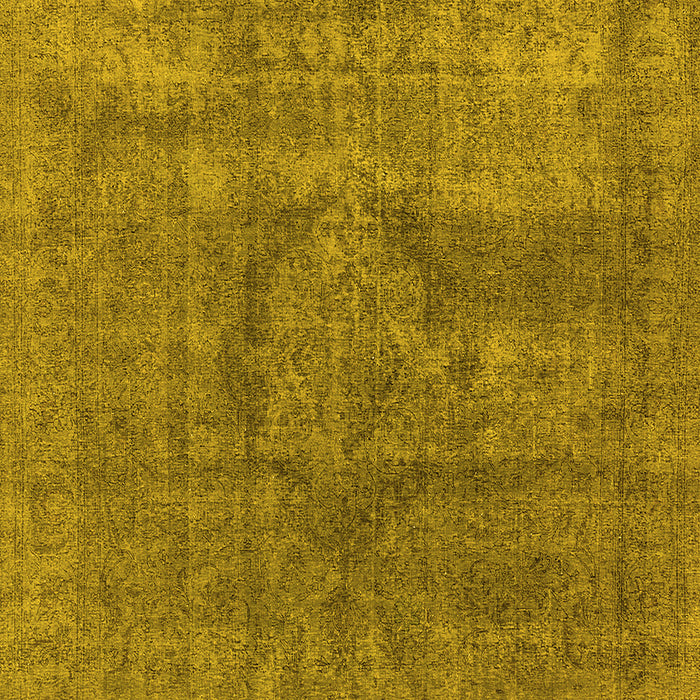 Oriental Yellow Industrial Rug, urb1504yw